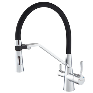 Змішувач для кухні Mixxus Premium Magnet 021 REFL.BLACK (MI6973) MI6973 фото