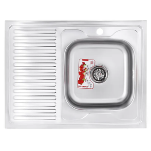 Кухонна мийка Zerix Z8060R-06-160MD (micro decor) (ZS0608) ZS0608 фото