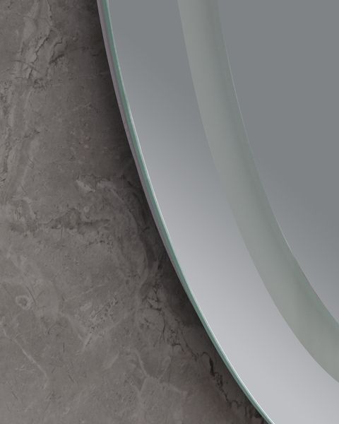 Дзеркало Mixxus PLAIN MV02-50x70 з LED Touch, Anti-fog, димером, регулятором яскравості, годинником (MI6010) MI6010 фото