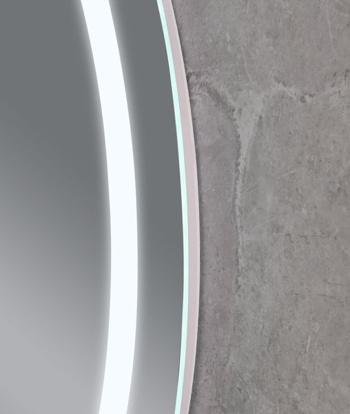 Дзеркало Mixxus PLAIN MV02-50x70 з LED Touch, Anti-fog, димером, регулятором яскравості, годинником (MI6010) MI6010 фото