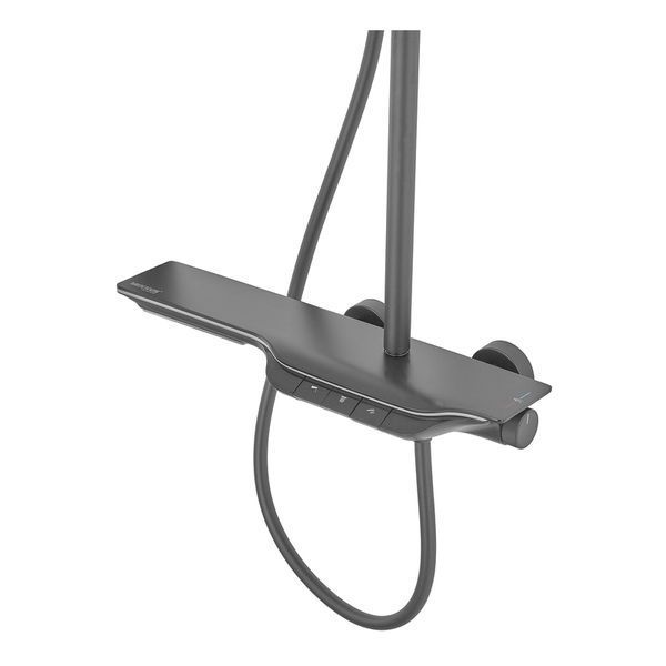 Душова система з термостатичним змішувачем MIXXUS PREMIUM SPACE-009-J BLACK з ... MI7011 фото