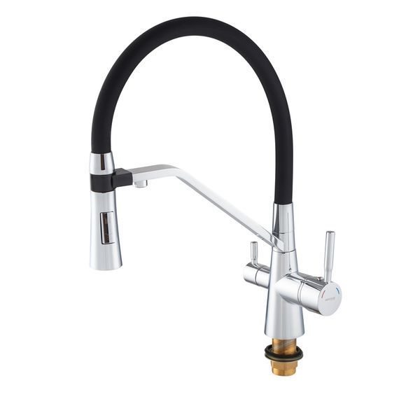 Змішувач для кухні Mixxus Premium Magnet 021 REFL.BLACK (MI6973) MI6973 фото