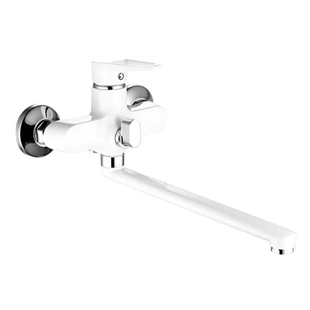 Змішувач для ванни Mixxus Elba 006 (EURO) WHITE (MI6588) MI6588 фото