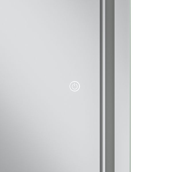 Дзеркало Mixxus Premium QUADRO MR20-90x70-Reverse з LED Touch, Anti-fog, димером, регулятором яскравості (MP6621) MP6621 фото