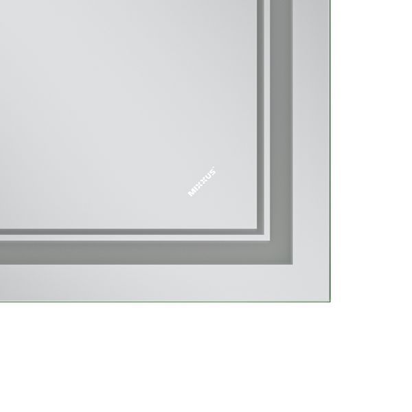 Дзеркало Mixxus Premium QUADRO MR20-90x70-Reverse з LED Touch, Anti-fog, димером, регулятором яскравості (MP6621) MP6621 фото
