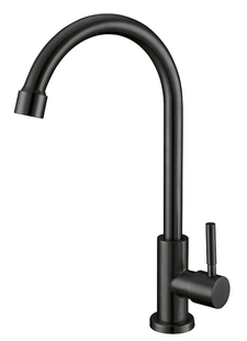 Кран для холодної води MIXXUS MONO-01.SUS BLACK з нерж. сталі (MI6561) MI6561 фото