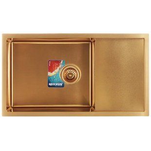 Мийка Mixxus MX7844-200-x1.2-PVD-Gold (MX0563) MX0563 фото