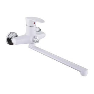 Змішувач для ванни Plamix Cezar-006 Euro White (без шланга, лійки та кронштей... PM0735 фото