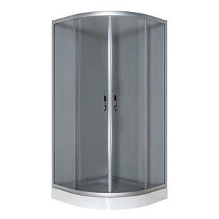 Душова кабіна JK 091 Сіра 90*90*191 мілкий піддон 0055605 фото