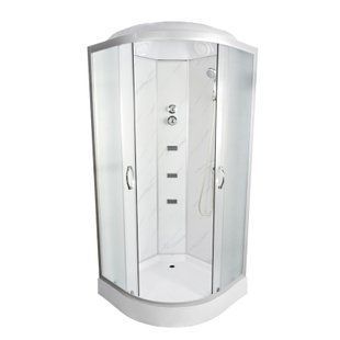 Гідробокс TKF100/1 Білий онікс WG 100х100&times;215 низький піддон 0046385 фото