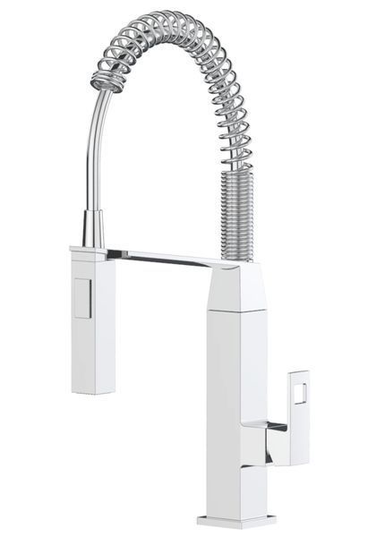 Змішувач для кухні з гнучким виливом Grohe Eurocube (31395000) 31395000 фото
