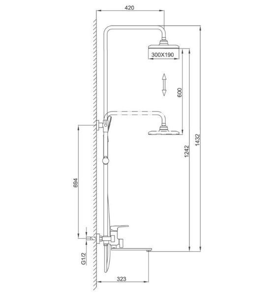 Душова система F2471-6 Frap 1045052 фото