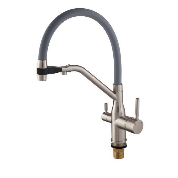 Змішувач для кухні MixxusPremium Gravity 021 SS COLOR REFL.GREY (MI6980) MI6980 фото
