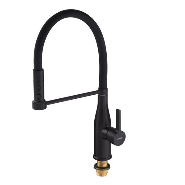 Змішувач для кухні Mixxus Premium Summer 017 BLACK REFL.BLACK (MI6961) MI6961 фото