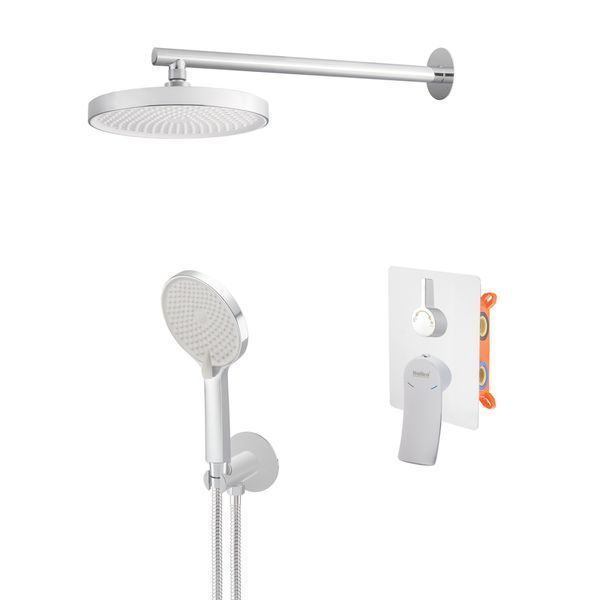 Вбудована душова система Haiba Bolero 003 (INNER) зі змішувачем та тропічним ... HB9640 фото