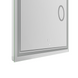Дзеркало Mixxus Premium QUADRO MR20-100x80 з LED Touch, Anti-fog, димером, регулятором яскравості, лінзою (MP6623) MP6623 фото 8