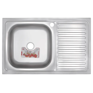 Кухонна мийка Zerix Z8050L-08-180E (Satin) (ZS0595) ZS0595 фото