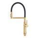 Змішувач для кухні MIXXUS PREMIUM PULL 017 BRUSHED GOLD REFL.BLACK (Кол.мат.з... MI8280 фото 5