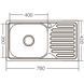 Кухонна мийка Zerix Z7642-08-180E (Satin) (ZX1602) ZX1602 фото 3