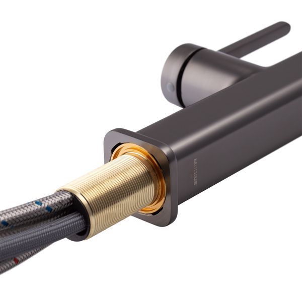 Змішувач для кухні з висувним виливом Mixxus Premium HAMMER 014 GRAPHITE (MI6... MI6955 фото