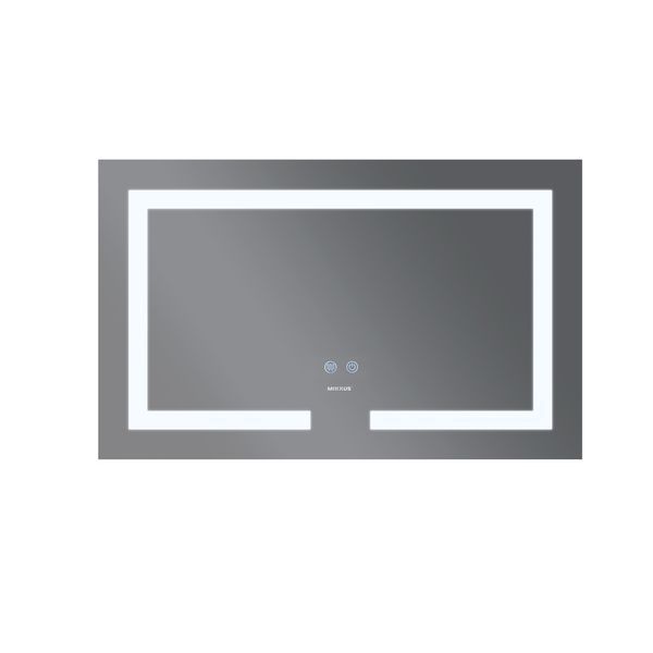 Дзеркало Mixxus HARD MR07-80x50 з LED Touch, Anti-fog, димером, регулятором яскравості (MI6658) MI6658 фото