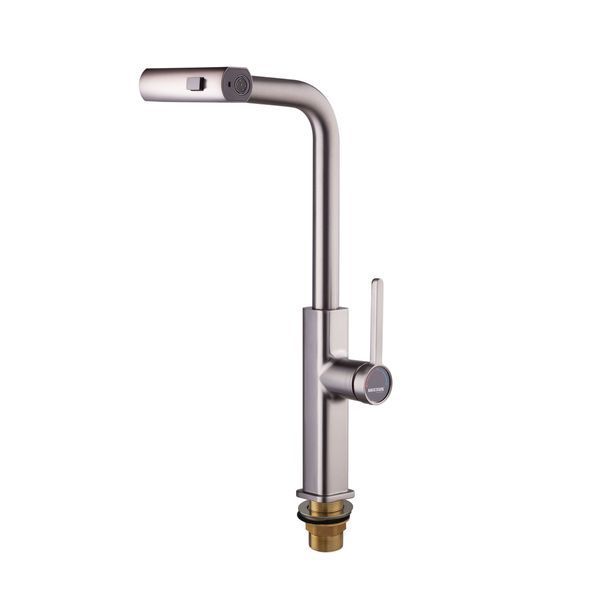 Змішувач для кухні з висувним виливом Mixxus Premium HAMMER 014 GRAPHITE (MI6... MI6955 фото