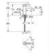 Змішувач одноважільний для раковини S-Size Grohe Essence (24172KF1) 24172KF1 фото 3