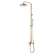Душова система зі змішувачем Mixxus Wilson 009-J Brushed Gold (Колір матове зо... MI7124 фото 1