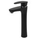 Змішувач для умивальника Plamix Cezar-001 HIGH SET Matte black (з підведенням... PM0664 фото 1