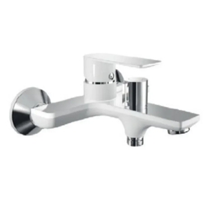 Змішувач для ванни HAIBA ALEX 009 EURO WHITE-CHROME (HB9568) HB9568 фото