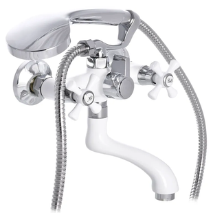 Змішувач для ванни Mixxus Omega 142 White (MI2769) MI2769 фото