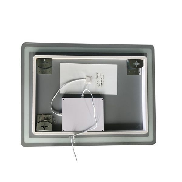 Дзеркало Zerix Mirra MR05-80x60-Reverse з LED Touch, Anti-fog, димером, регулятором яскравості (ZX6056) ZX6056 фото