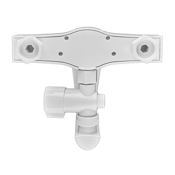 Змішувач для ванни PLAMIX OSCAR-006 SET WHITE (зі шлангом, лійкою та кронштей... PM0703 фото
