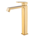 Змішувач для умивальника Haiba GAUDI 001 (HIGH) BRUSHED GOLD (HB9597) HB9597 фото 1