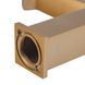 Змішувач для умивальника HAIBA GAUDI 001 BRUSHED GOLD (HB9583) HB9583 фото 3
