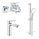 Комплект змішувачів для ванни Grohe Cubeo (UA125246M) UA125246M фото 1