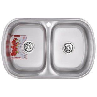Мийка кухонна ZERIX Z7749-08-180D (decor) (ZM0566) ZM0566 фото