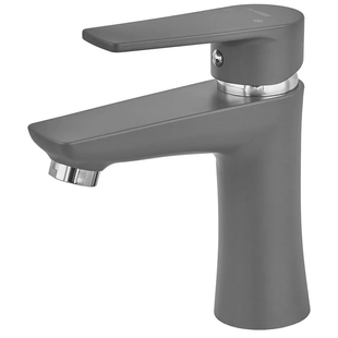 Змішувач для умивальника Plamix Oscar-001 Graphite (без підведення) (Колір гр... PM6097 фото