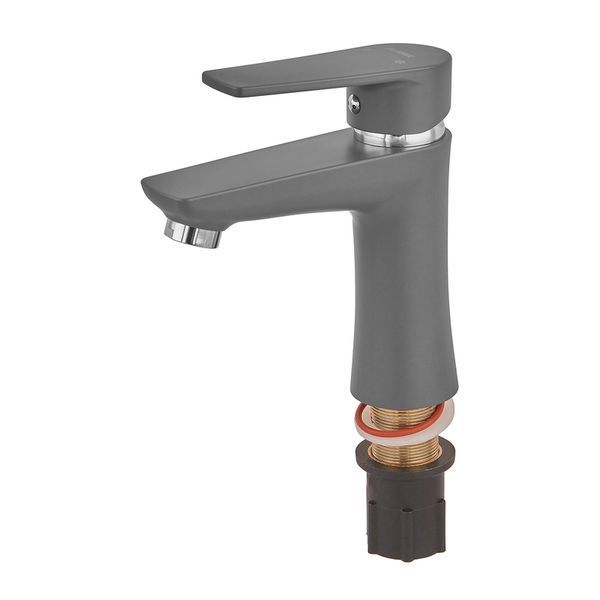 Змішувач для умивальника Plamix Oscar-001 Graphite (без підведення) (Колір гр... PM6097 фото