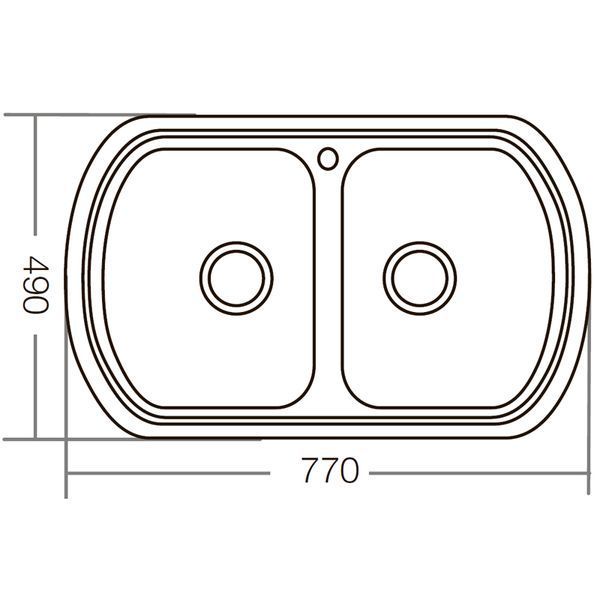 Мийка кухонна ZERIX Z7749-08-180D (decor) (ZM0566) ZM0566 фото