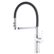 Змішувач для кухні MIXXUS PREMIUM PULL 017 REFL.BLACK (Колір хром+силік.вилив... MI8277 фото 1