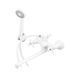 Змішувач для ванни Plamix Pablo -140 EURO SET White (з шлангом та лійкою) (PM... PM0670 фото 6