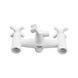 Змішувач для ванни Plamix Pablo -140 EURO SET White (з шлангом та лійкою) (PM... PM0670 фото 5