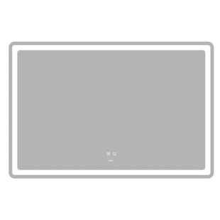 Дзеркало Zerix Mirra MR05-120x80 з LED Touch, Anti-fog, димером, регулятором яскравості (ZX6061) ZX6061 фото