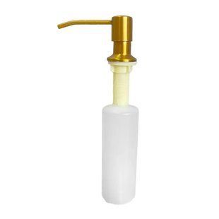 Дозатор для мийного засобу врізний Mixxus DIS-01.SUS Brushed Gold з SUS304 300 мл (кол.матове золото) (MI8224) MI8224 фото