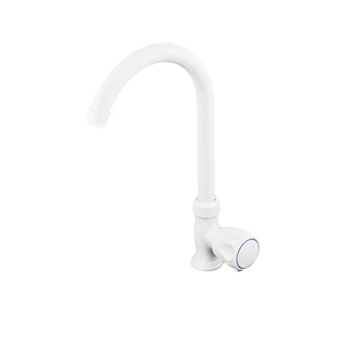 Кран для холодної води Plamix Mono-005 White (PM0675) PM0675 фото