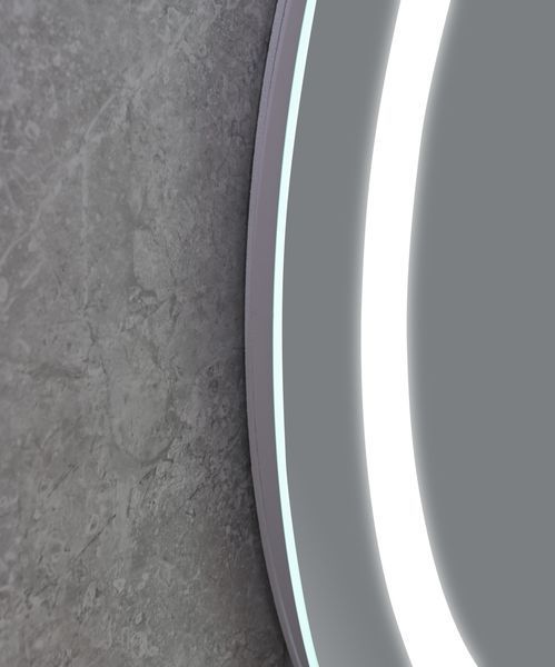 Дзеркало Mixxus PLAIN MC02-80-CASE з LED Touch, Anti-fog, димером, регулятором яскравості, годинником (MI7158) MI7158 фото