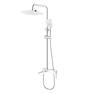 Душова колона Mixxus Premium WALTER 009-J WHITE-CHROME зі змішувачем (MI6622) MI6622 фото