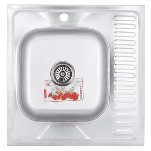 Кухонна мийка Zerix Z6060L-06-160MD (micro decor) (ZS0585) ZS0585 фото