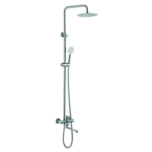 Душова колона із змішувачем Zerix DAX-006-J-20cm (нерж. сталь) (ZX4827) ZX4827 фото